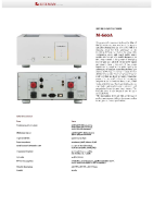 Luxman M-600A-Brochure 